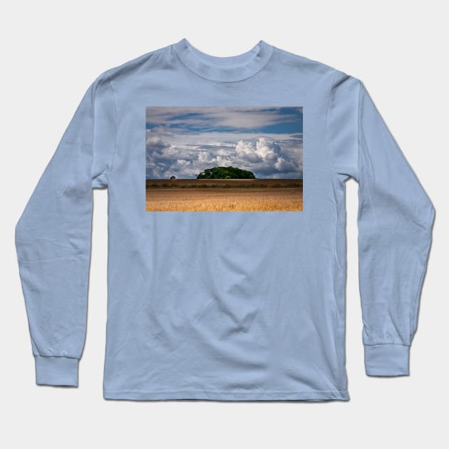 Big Blue Sky Long Sleeve T-Shirt by Violaman